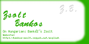 zsolt bankos business card